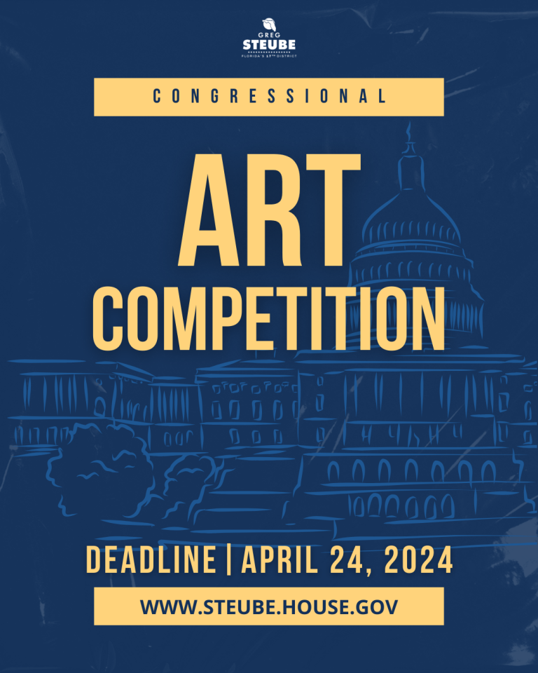 U.S. Rep. Greg Steube Announces 2024 Congressional Art Competition ...